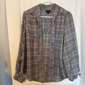 Torrid Plaid Blouse - Size 00